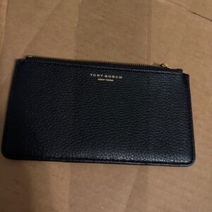Tory Burch Black Leather Pouch